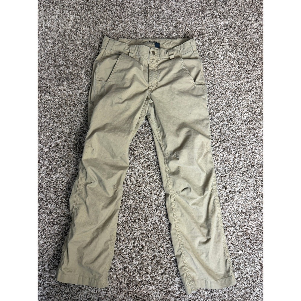 Carhartt Work Pants Mens 32x28 Khaki Relaxed Fit 105358 DKH